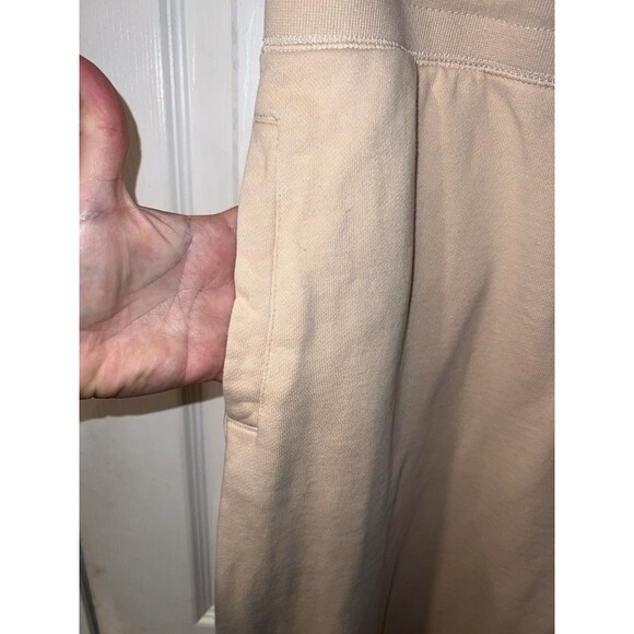 The Stronghold Jogger Sweatpants Mens Large Beige Cotton Tapered Drawstring - Picture 4 of 11